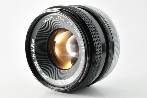 Canon キヤノン AE-1 Black 35mm SLR Film Camera フィルムカメラ FD 50mm f/1.8 S.C レンズ 2505032