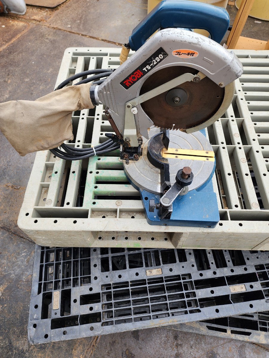  Fukuoka префектура Ryobi настольный режущий станок TS-220 круг noko100V 50hz 60hz двоякое применение 