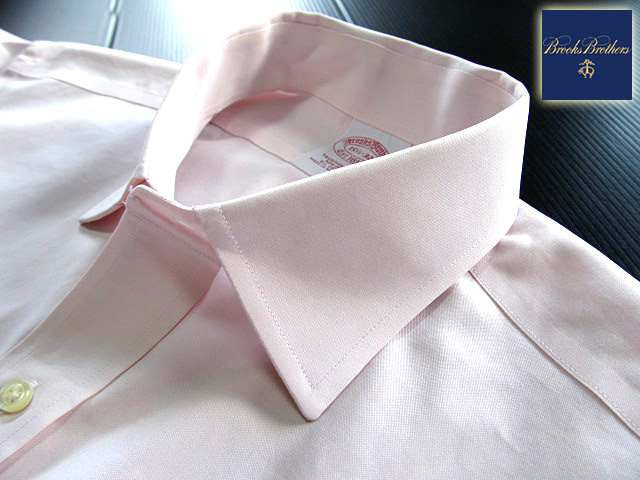 ★500円スタート！ブルックスブラザーズ BROOKS BROTHERS アクティブドレスシャツ 長袖 Lサイズ 希少品 ブルックスプレミアム?ピンク