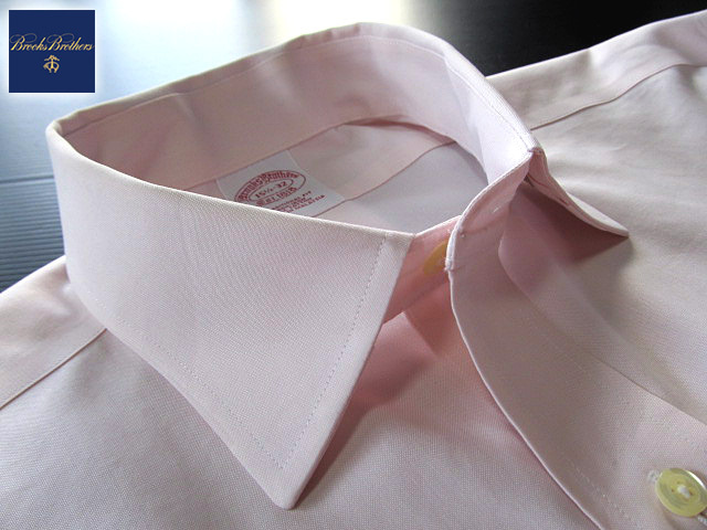 ★500円スタート！ブルックスブラザーズ BROOKS BROTHERS アクティブドレスシャツ 長袖 Lサイズ 希少品 ブルックスプレミアム?ピンク