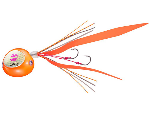 ダイワ(DAIWA) 紅牙ベイラバーフリーβ 80g 紅牙オレンジ タイラバ 完成 セット βシステム ヘッド スカート