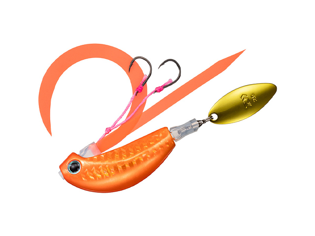 ダイワ(DAIWA) 紅牙ブレードブレーカーTG玉神 60g　PH紅牙オレンジ タイラバ 完成 セット タングステン ヘッド