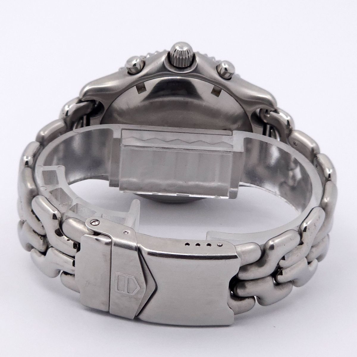 1円 TAG HEUER タグホイヤー CG2111-R0 自動(dòng)巻 動(dòng)作品 青 保.コマあり KN0605T（JJ 91）