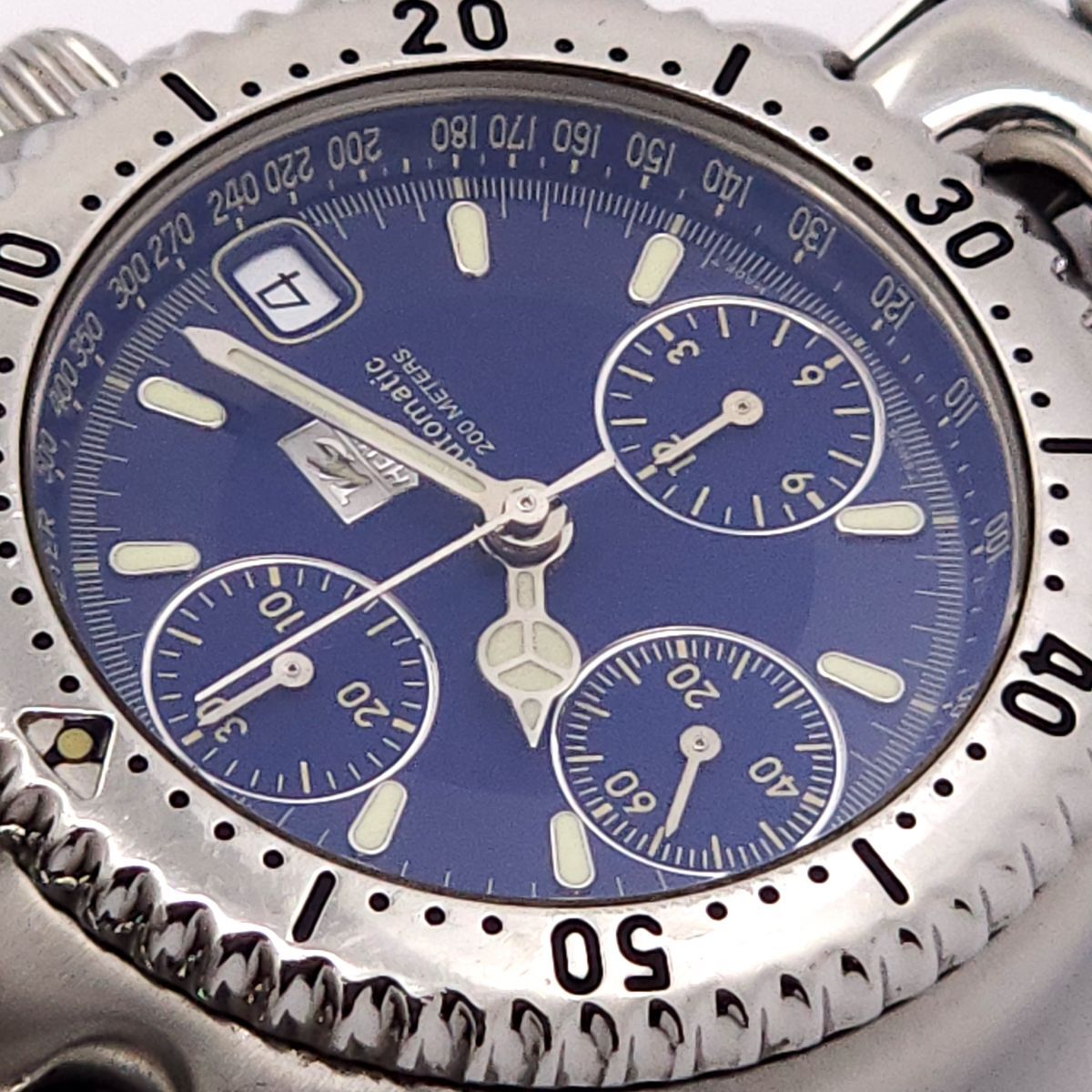 1円 TAG HEUER タグホイヤー CG2111-R0 自動(dòng)巻 動(dòng)作品 青 保.コマあり KN0605T（JJ 91）