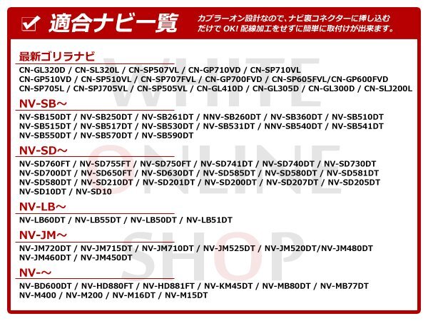 サンヨー★Gorilla/ゴリラ 高感度 GPSアンテナ NV-SB541DT対応
