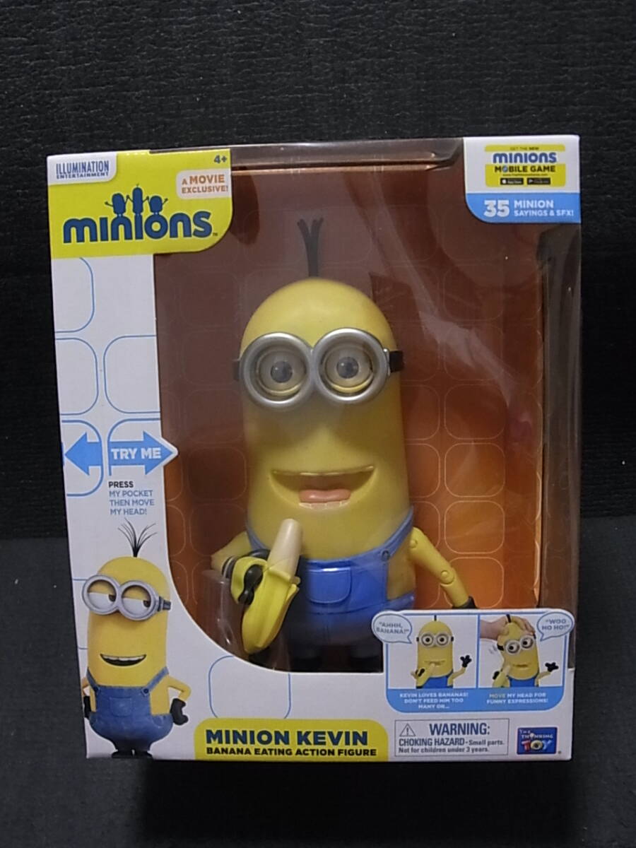 未開封品 シンクウェイトイズ スマートフィギュアミニオンズ フィギュア ミニオン ⑥ ケヴィン ケビン トーキング_画像1