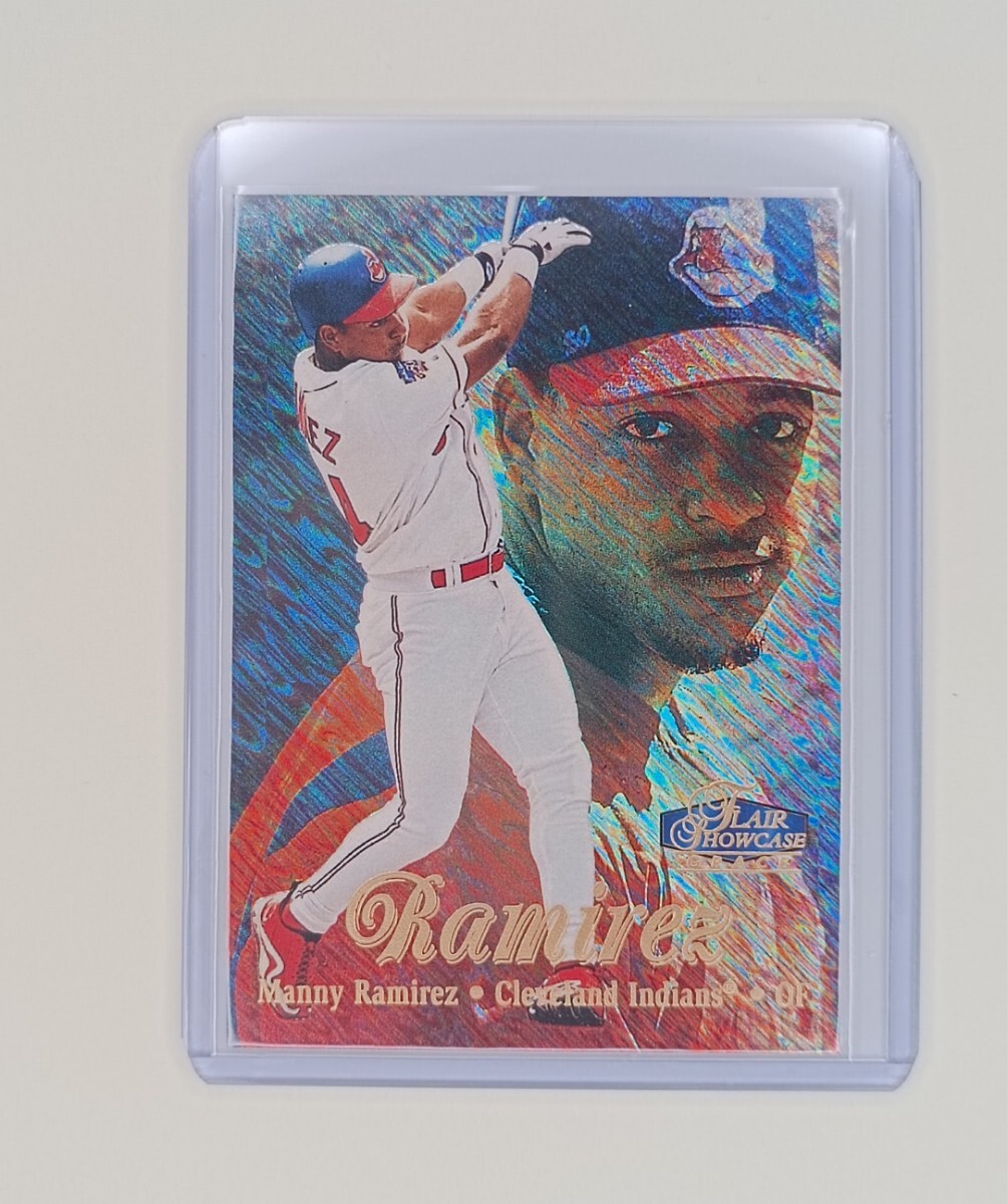 1998 fleer showcase row 1 manny ramirez 