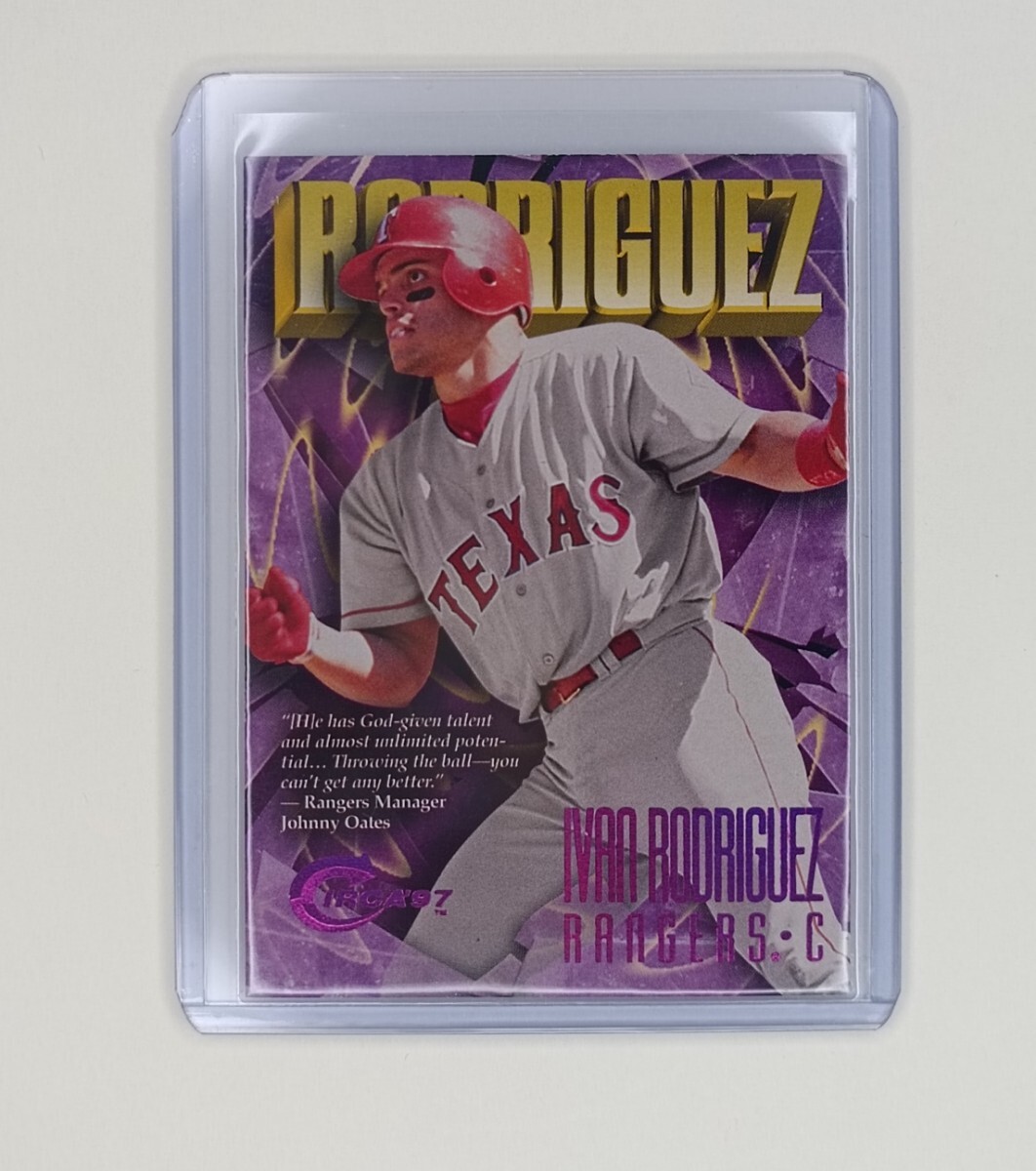 150枚限定　1997 fleer skybox circa RAVE ivan rodriguez 