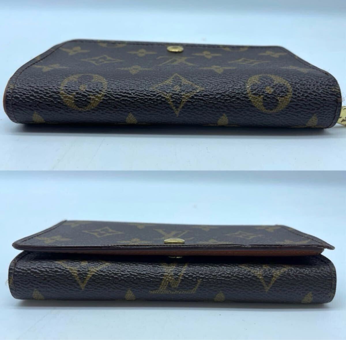 鑑定済 ルイヴィトン モノグラム 定番 2つ折財布 美品】LOUIS VUITTON ルイヴィトン 二つ折り財布 モノグラム
