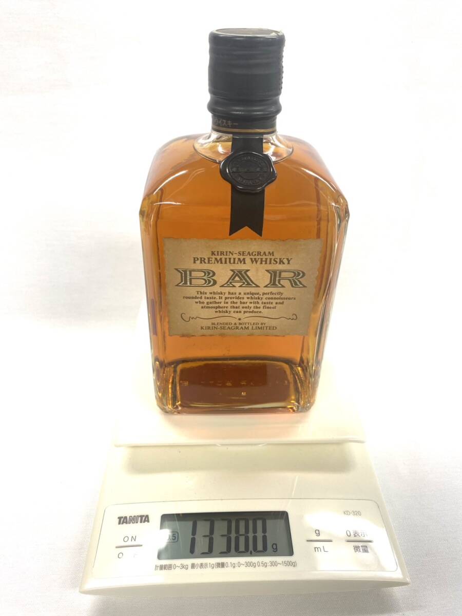 2440 H0705-75[1 иен старт ] KIRIN жираф SEAGRAMsi- грамм PREMIUM WHISKY BAR 720ml 43% виски не . штекер 