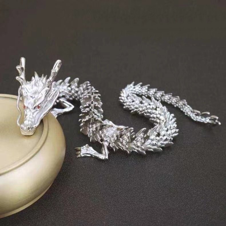 極上品★龍 ドラゴン 銅制 オブジェ 置物 開運 銅制 龍置物 龍の縁起物置物 34cm