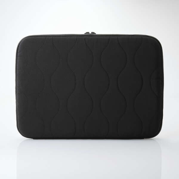 キルティングインナーケース ～14インチノートPC対応 オニオンステッチのキルティング素材採用 収納物を徹底的に保護(hù): BM-IBQTO14BK