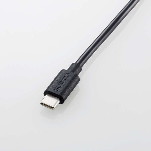 USB AC充電器 最大出力45W USB Power Delivery対応 USB Cケーブル一體型 ケーブルが脫落しないので安心充電: ACDC-PD8345BK