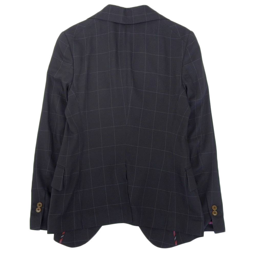 超美品 ヴィヴィアンウエストウッドマン Vivienne WestwoodMAN 現行タグ ショールカラー デザイン 1つボタン ジャケット 44_画像2