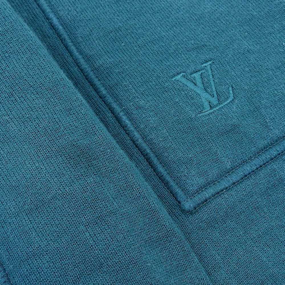 箱付美品 ルイヴィトン 2022年 RM222V NP6 HNN04W LV刺繍 ダミエ コットンスウェット リバーシブル イージーパンツ M メンズ 旅 スポーツ