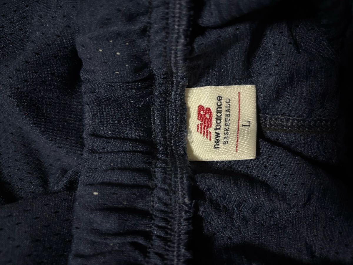 【未使用】ニューバランス（new balance）（メンズ）バスパン バスケットボールウェア Knit ショートパンツ AMS25061TNV Lサイズ　ネイビー