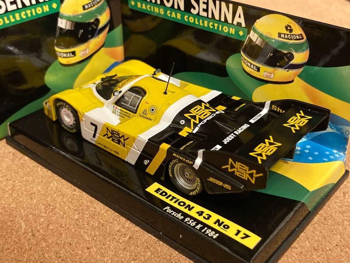 ミニチャンプス 1/43 LANG ニューマン ポルシェ 956 K 1984年 アイルトン セナ ★ セナコレクション