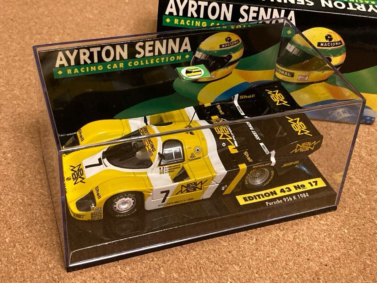 ミニチャンプス 1/43 LANG ニューマン ポルシェ 956 K 1984年 アイルトン セナ ★ セナコレクション
