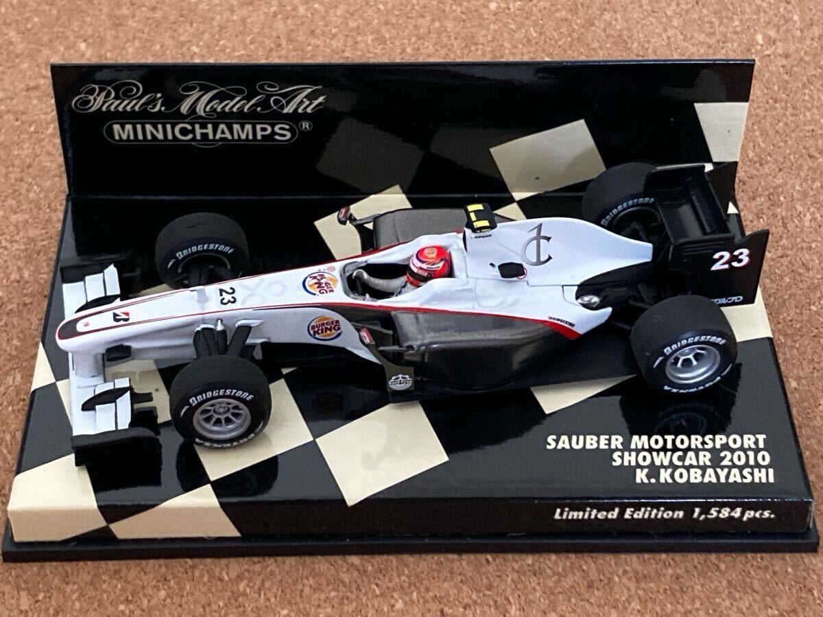 ミニチャンプス 1/43 ザウバー モータースポーツ Showcar 小林 可夢偉 2010 MINICHAMPS 