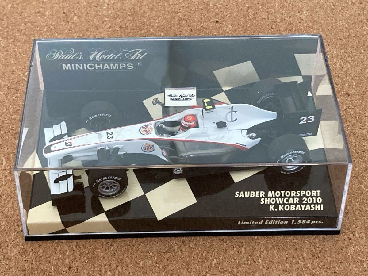 ミニチャンプス 1/43 ザウバー モータースポーツ Showcar 小林 可夢偉 2010 MINICHAMPS 