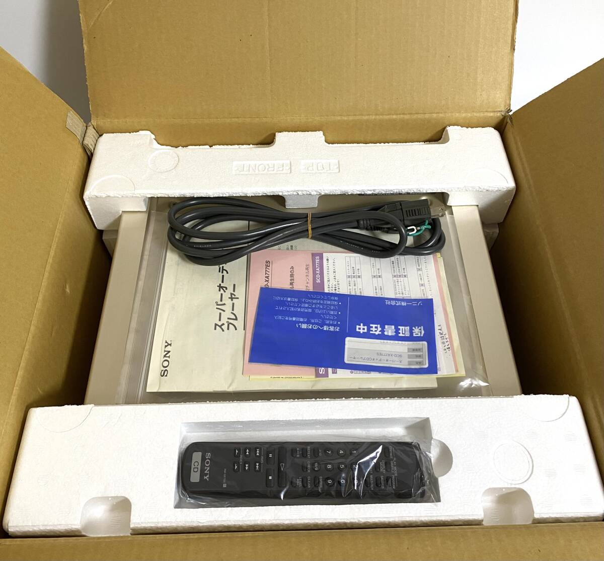 [ изначальный с коробкой / Junk ]SONY Sony SACD/CD плеер SCD-XA777ES super аудио SUPER AUDIO CD PLAYER CD панель I250604