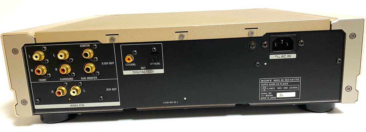 [ изначальный с коробкой / Junk ]SONY Sony SACD/CD плеер SCD-XA777ES super аудио SUPER AUDIO CD PLAYER CD панель I250604