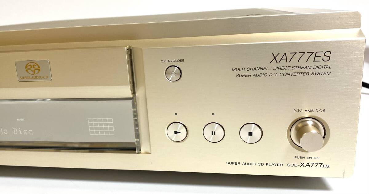 [ изначальный с коробкой / Junk ]SONY Sony SACD/CD плеер SCD-XA777ES super аудио SUPER AUDIO CD PLAYER CD панель I250604