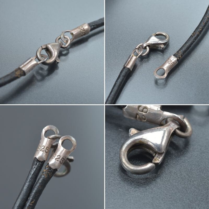 良品 ブルガリ BVLGARI キーリング SV 1498AR 925 12.4g B-ZERO1 箱/紐付き STERLING ビーゼロワン シルバー ネックレス#60※0612-77/TLk.d