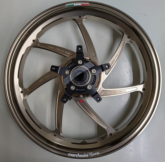 ★訳あり1萬(wàn)円引き★新品マルケジーニM7RS Genesi アルミ鍛造ホイール前后セット　802D(Anodize Dark)カラーZ900RS/cafe 350/600-17