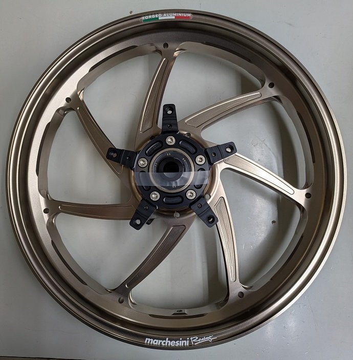 ★訳あり1萬(wàn)円引き★新品マルケジーニM7RS Genesi アルミ鍛造ホイール前后セット　802D(Anodize Dark)カラーZ900RS/cafe 350/600-17