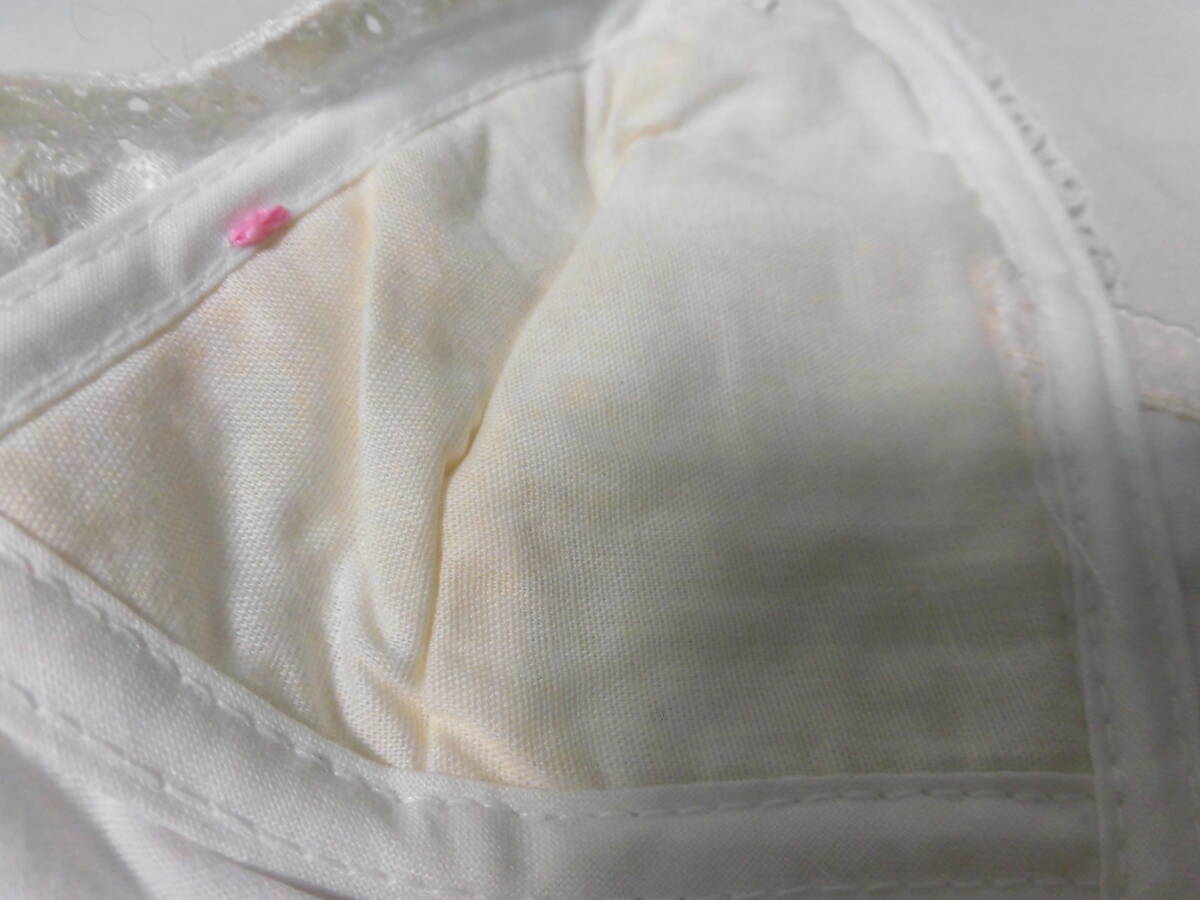 レトロ　　三角ブラ　ノンワイヤー　ジュニアブラ　女の子　ティーン　スクール　未使用　長期保管品?。矗常矗? bimg=