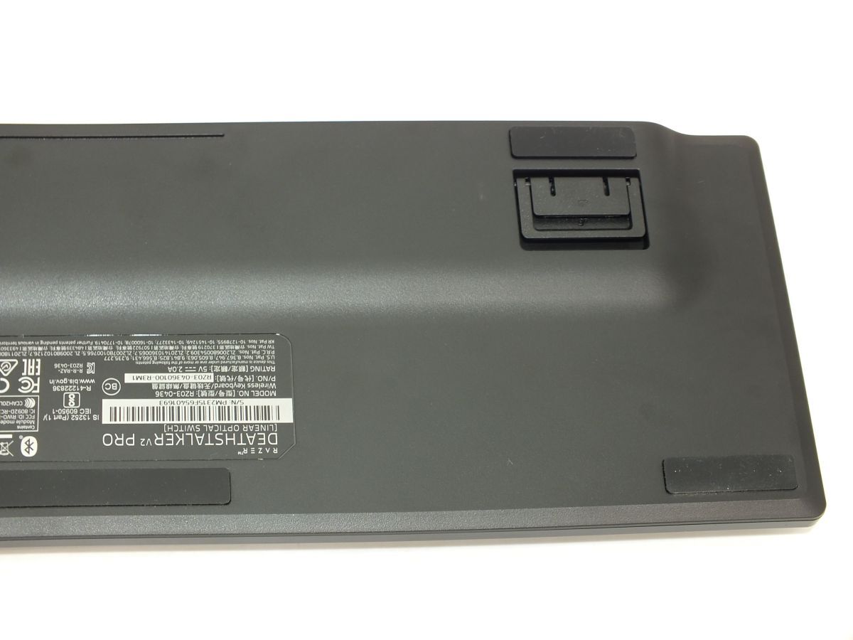 n0018 【現(xiàn)狀品】Razer レイザー DeathStalker V2 Pro [098-250625]