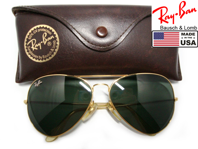 限定Vintage B&L RayBan MASTER PIECE 62mm G15 USA制マスターピース2ボシュロムBLラージLARGEメタルMETALゴールドGold金MASTERPIECE