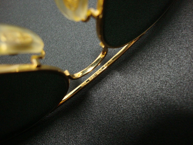 限定Vintage B&L RayBan MASTER PIECE 62mm G15 USA制マスターピース2ボシュロムBLラージLARGEメタルMETALゴールドGold金MASTERPIECE