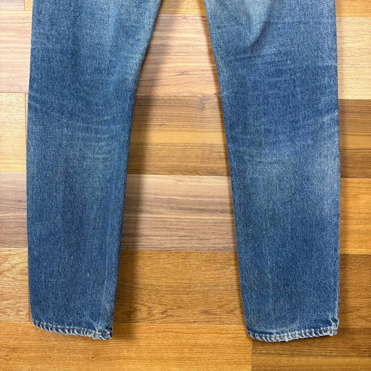 USA制 80s Levi's 505 リーバイス デニム パンツ ジーパン ジーンズ サイズ W34 L34 メンズ L位 赤タブ トップボタン里 650 古著 r25050944