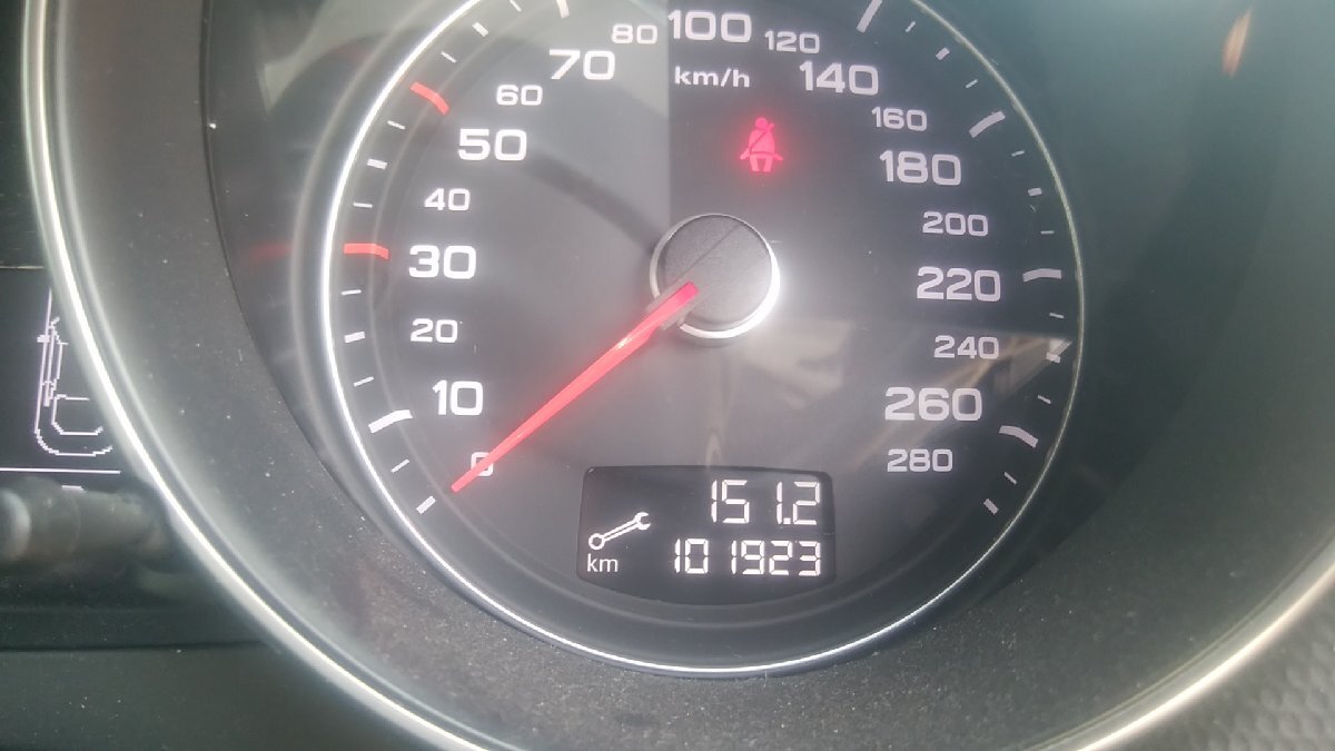 U#222 アウディ TTクーペ Sライン A5 ABA-8JCDA 2014年 スピードメーター AT 右ハンドル 101923km