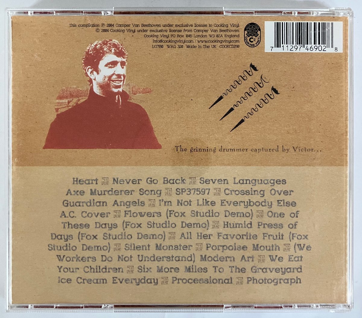 CAMPER VAN BEETHOVEN / CAMPER VANTIQUITIES / COOKCD 290 輸入盤［キャンパー・ヴァン・べートーヴェン］_画像2