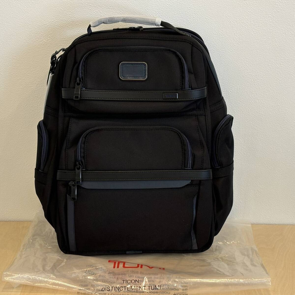 【O-201】1円スタート TUMI ALPHA３ バッグパック ブリーフケース ブラック/ネイビー トゥミ リュック ビジネスバッグ メンズ 