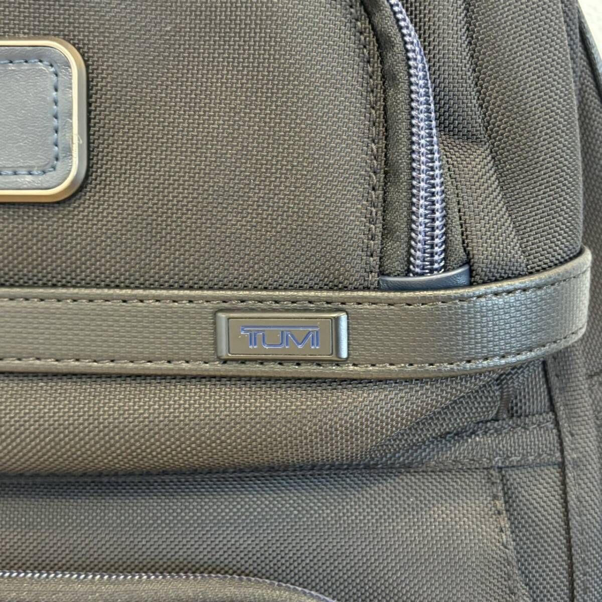 【O-201】1円スタート TUMI ALPHA３ バッグパック ブリーフケース ブラック/ネイビー トゥミ リュック ビジネスバッグ メンズ 
