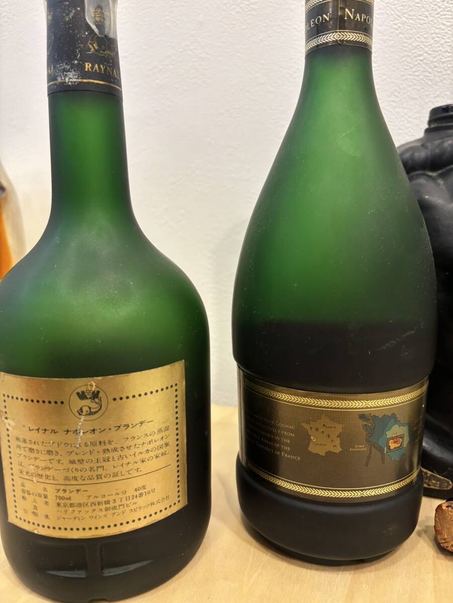 【O-238】お酒おまとめ コレクション シーバスリーガル12年 ナポレオン ブランデー レミーマルタン モロゾフ　ジャンク