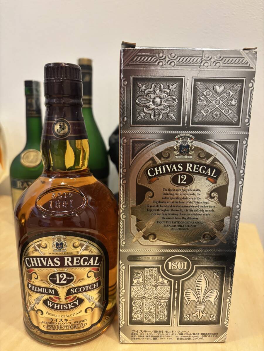 【O-238】お酒おまとめ コレクション シーバスリーガル12年 ナポレオン ブランデー レミーマルタン モロゾフ　ジャンク