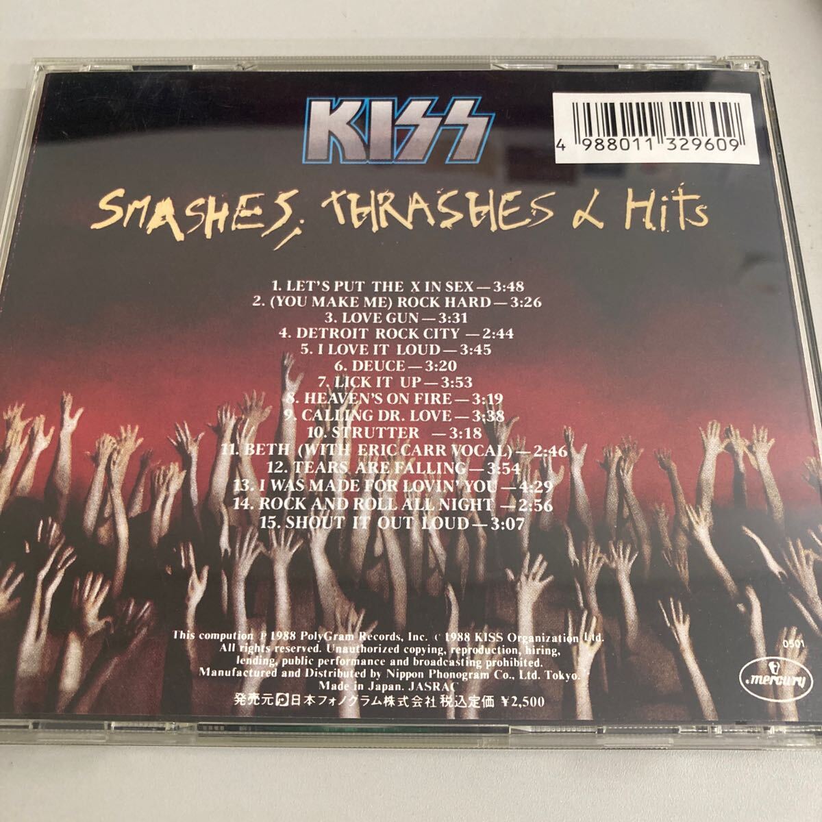 SMASHESTHRASHES&HITS (グレイテストキッス) KISS