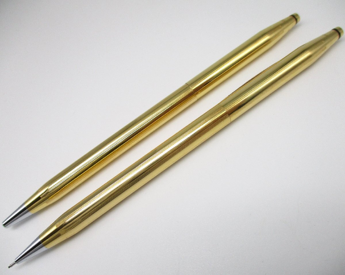 ■クロス■18金張りボールペン?シャープペンシル 18KT GOLD FILLED■