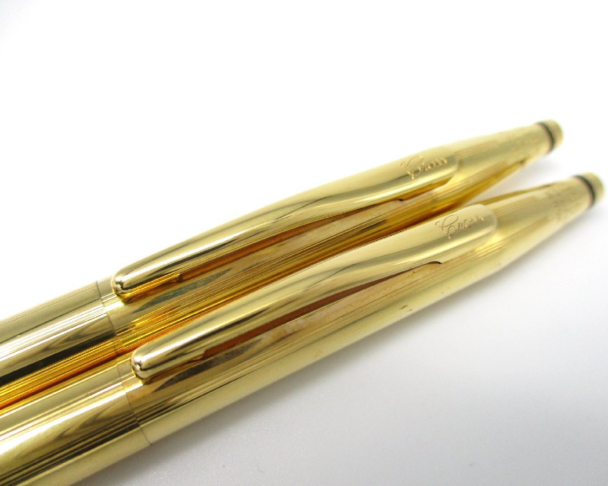 ■クロス■18金張りボールペン?シャープペンシル 18KT GOLD FILLED■
