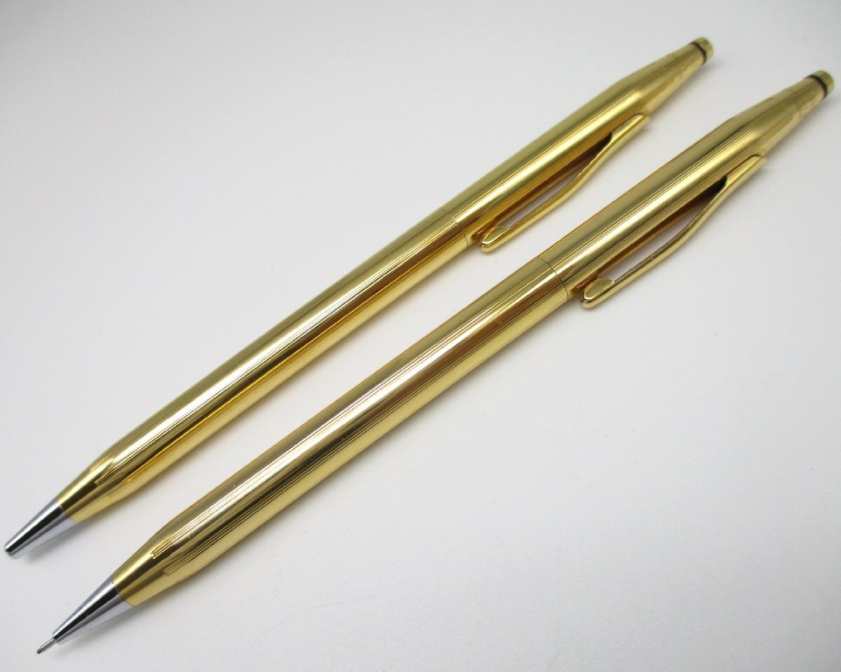 ■クロス■18金張りボールペン?シャープペンシル 18KT GOLD FILLED■