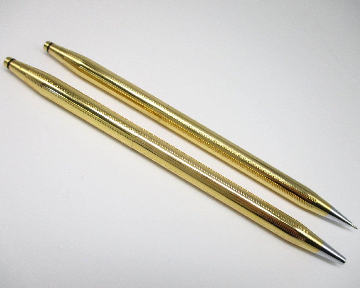 ■クロス■18金張りボールペン?シャープペンシル 18KT GOLD FILLED■