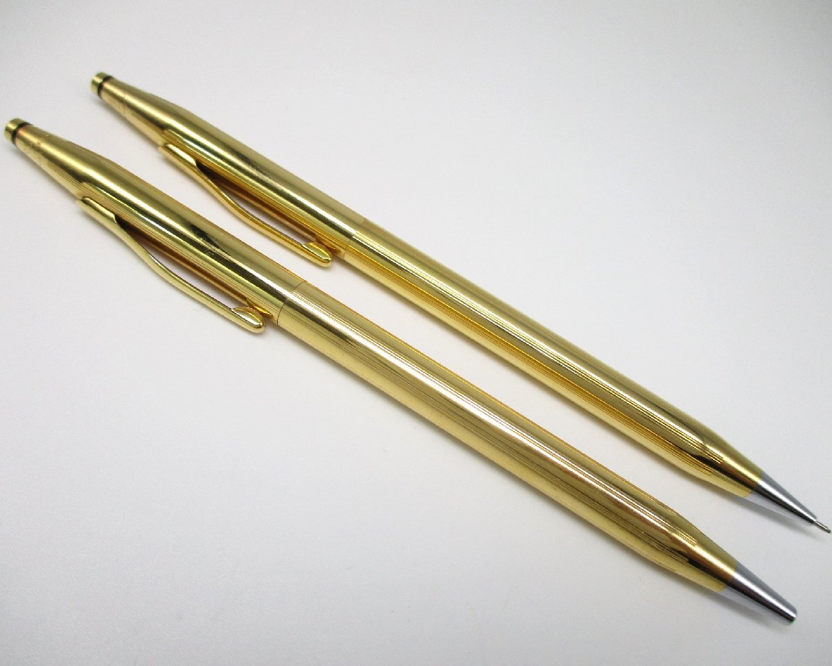 ■クロス■18金張りボールペン?シャープペンシル 18KT GOLD FILLED■
