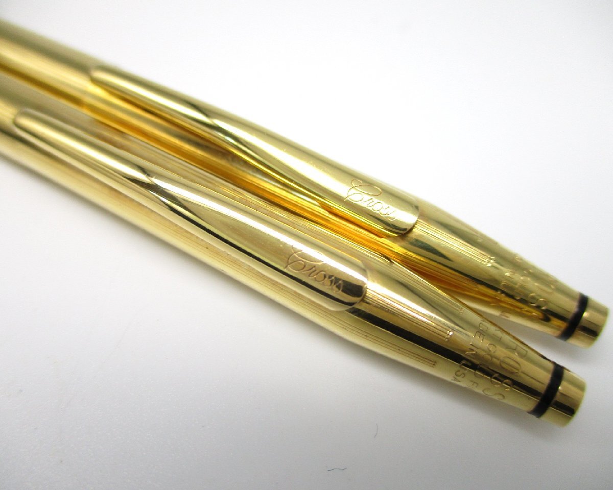 ■クロス■18金張りボールペン?シャープペンシル 18KT GOLD FILLED■