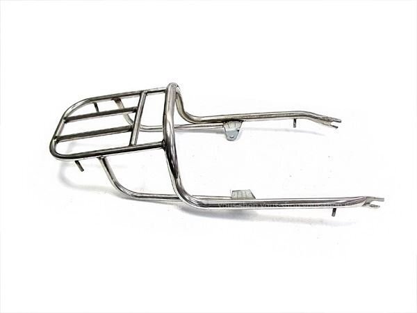 新品 GN125 リアキャリア キャリア 荷臺(tái) メッキ シルバー スズキ