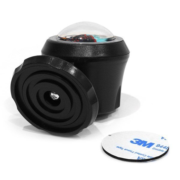 スロープ メーター バランサー ブラック 車載 傾斜計(jì) 角度 水平 計(jì)測器 コンパス ダッシュボード 簡単取付 両面テープ付 精度 ± 2-3 °